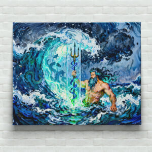 raxxa Canva: Poseidon God of the Sea