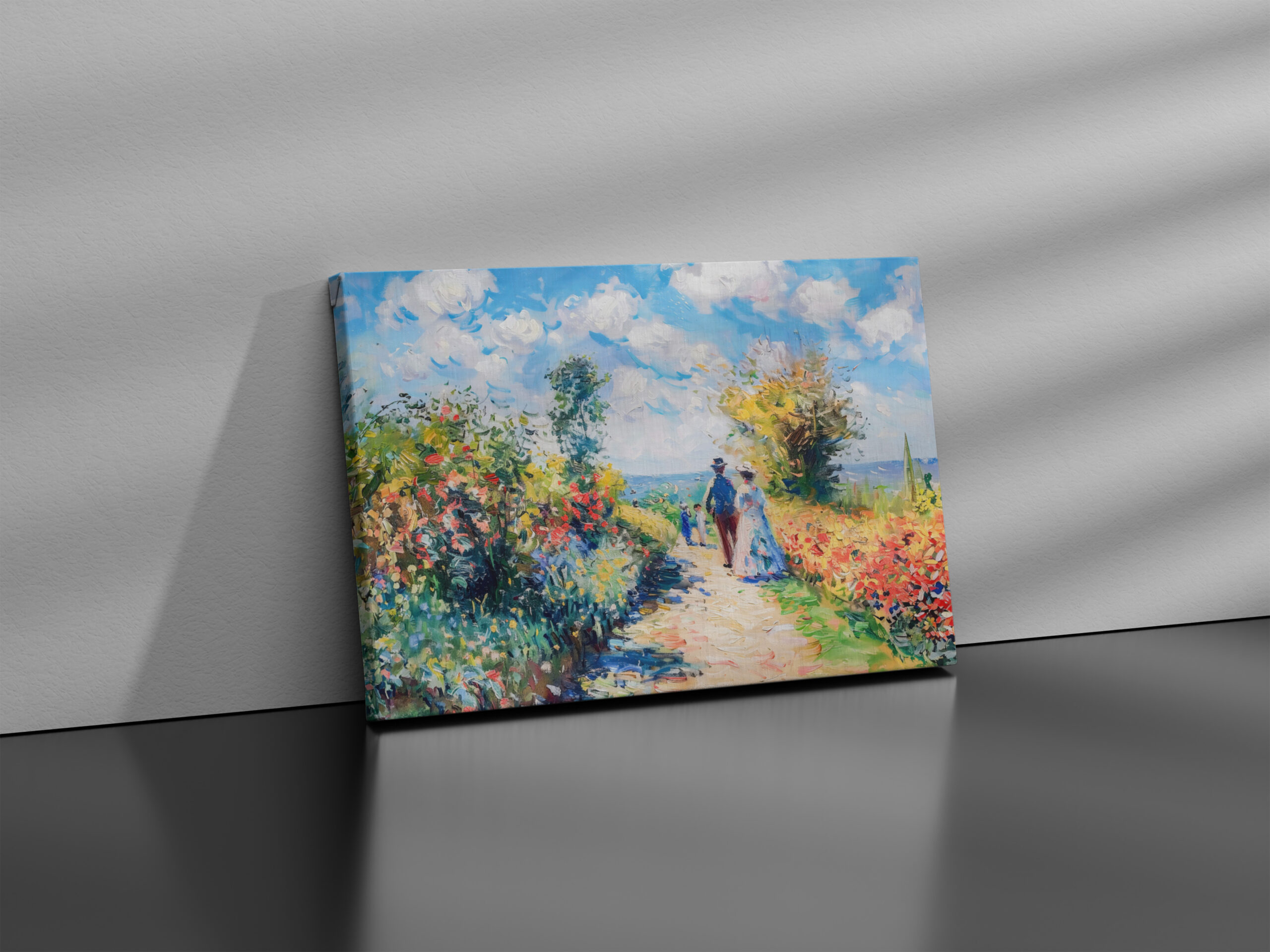 raxxa Canva: Impressionist Garden Art Mug Summer Flower Path - immagine 2