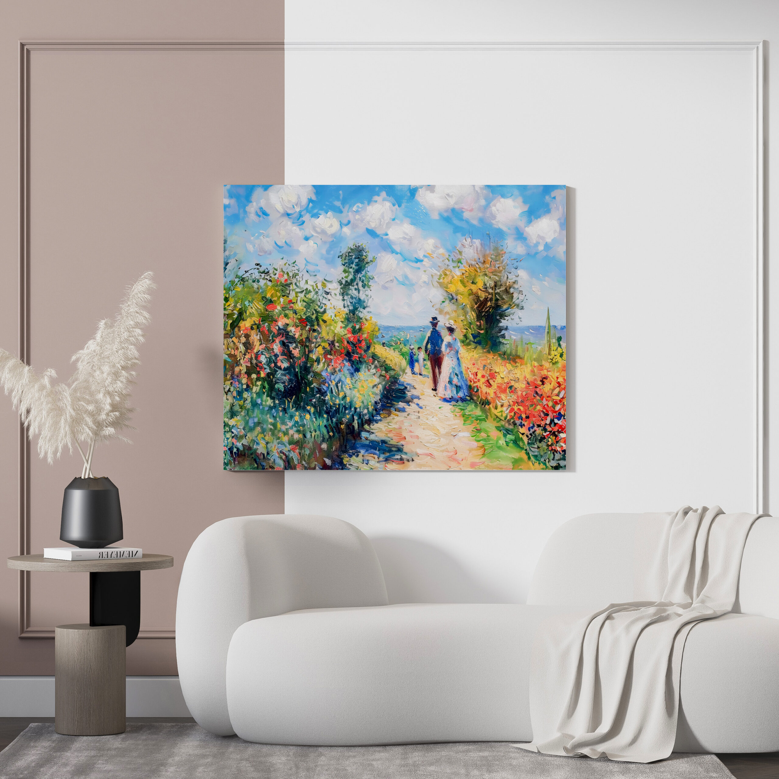 raxxa Canva: Impressionist Garden Art Mug Summer Flower Path - immagine 3
