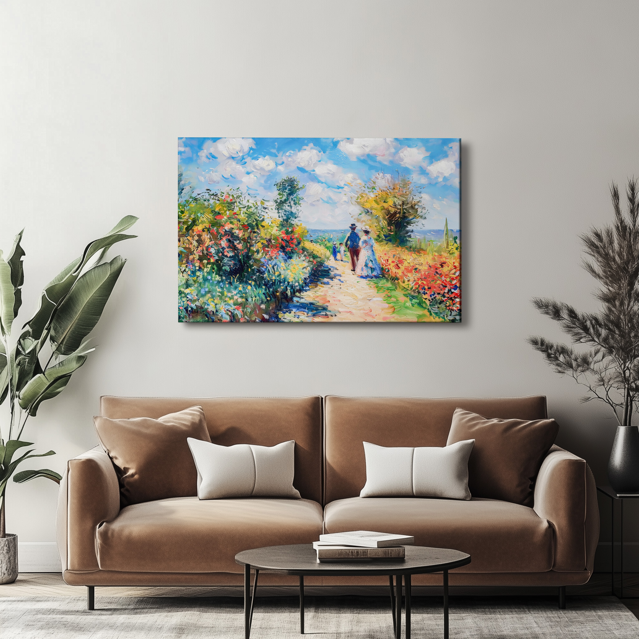 raxxa Canva: Impressionist Garden Art Mug Summer Flower Path