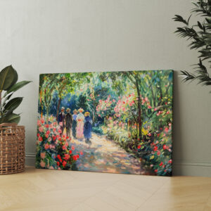 raxxa Canva: Impressionist Garden Art Mug Rose Garden Path