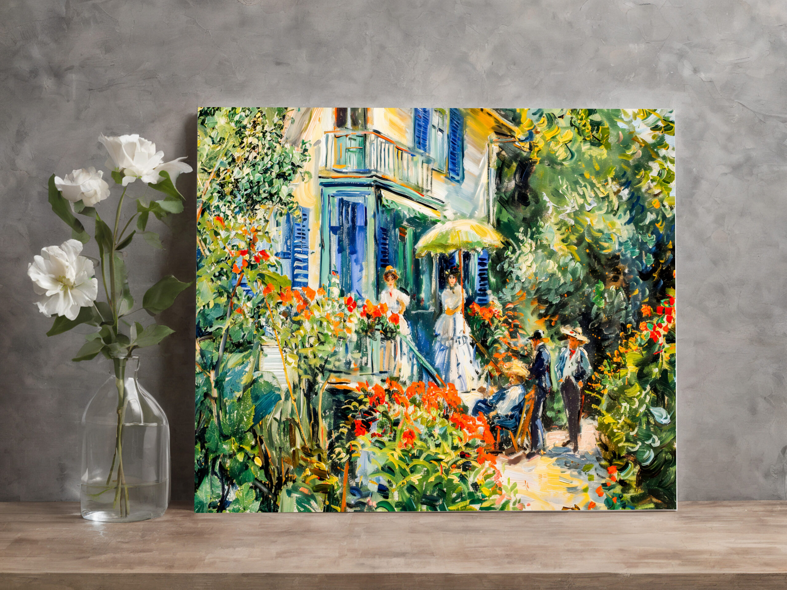 raxxa Canva: Impressionist Garden Art Mug Country House Gathering