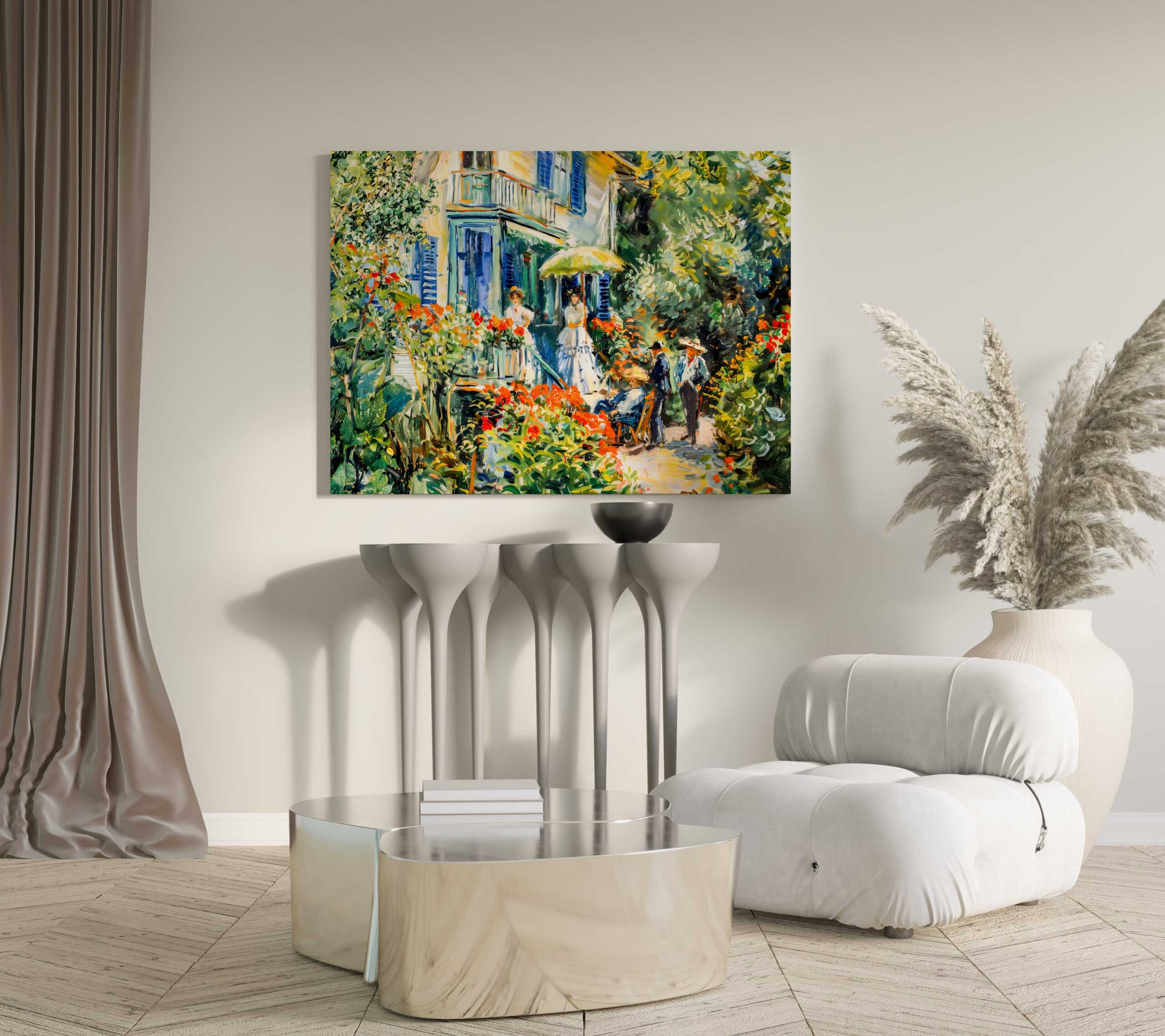 raxxa Canva: Impressionist Garden Art Mug Country House Gathering – Image 3