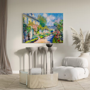 raxxa Canva: Impressionist Garden Art Mug Sunlit Garden House