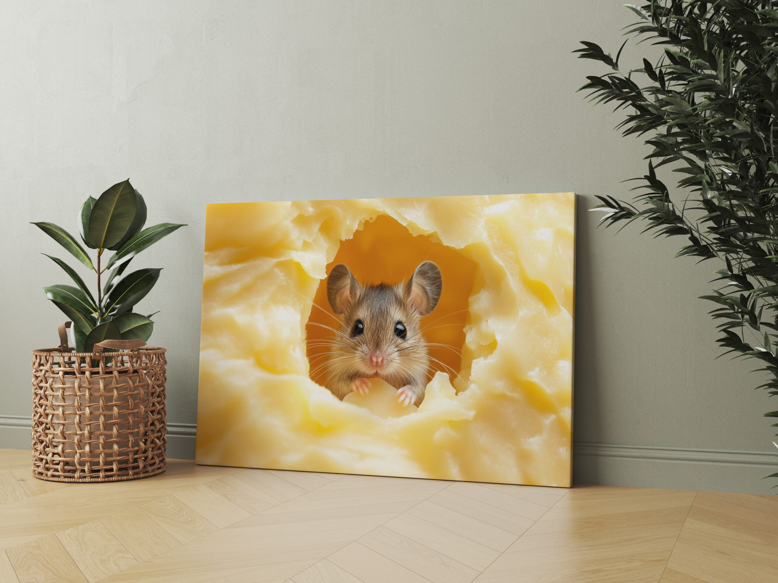raxxa Canva: Traumhaus - Maus im Haus aus Käse – Bild 2