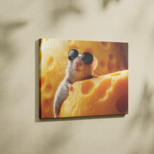 raxxa Canva: Mr Cool - Maus mit Käse