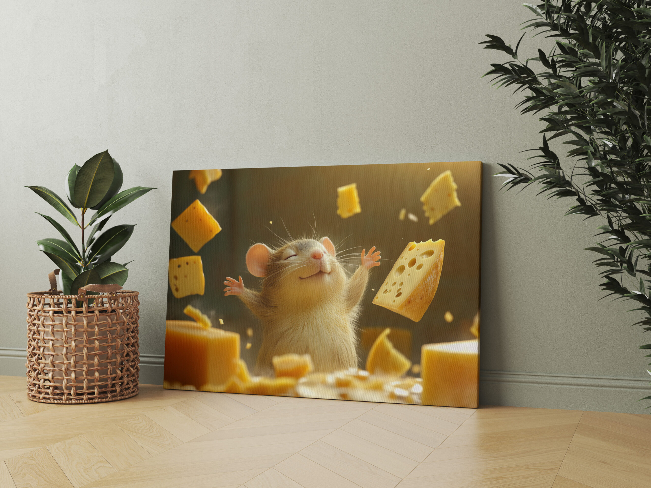 raxxa Canva: Magischer Käse - Maus mit übersinnlichen Kräften