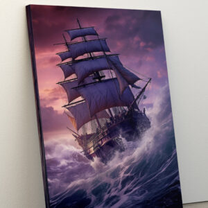 raxxa Canva: Segelschiff im Orkan