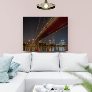raxxa Canva: The red bridge