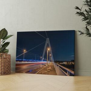 raxxa Canva: Severinsbrücke Köln bei Nacht