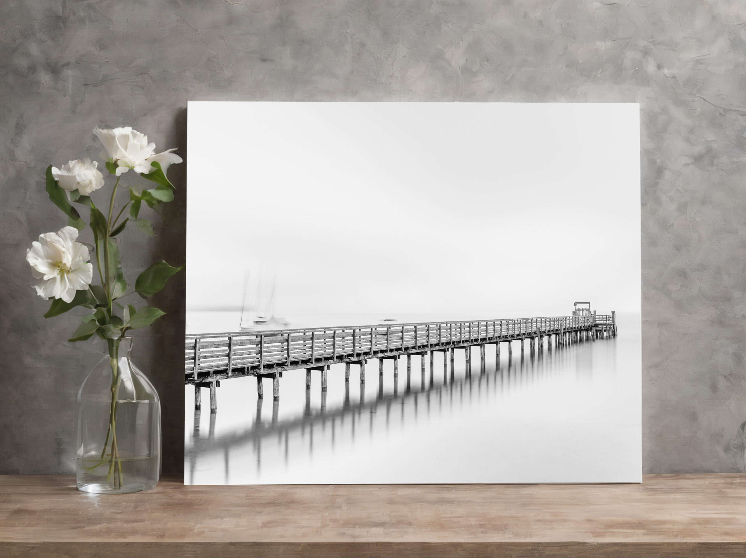 raxxa Canva: Dampfersteg Schondorf Ammersee Fineart Edition