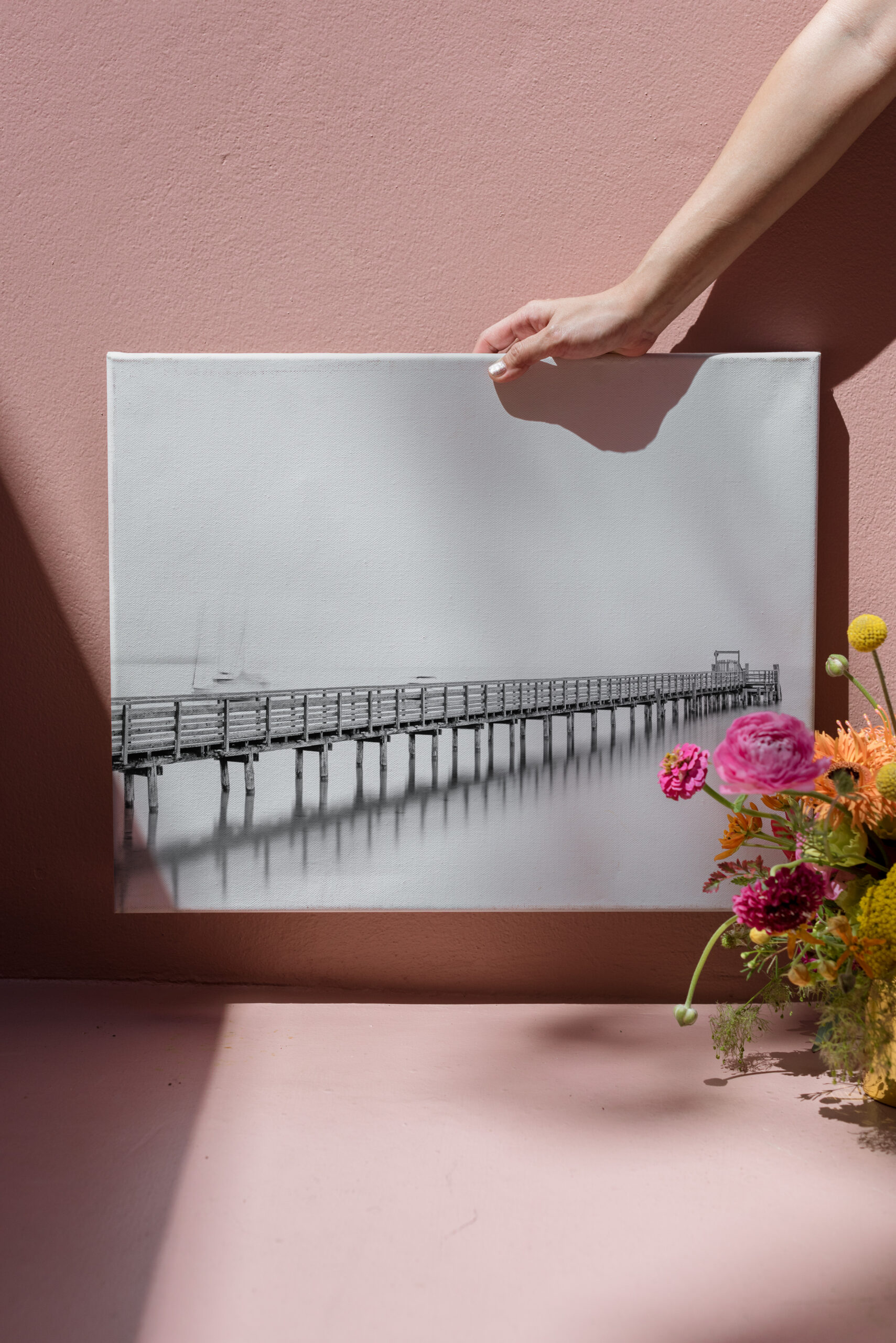 raxxa Canva: Dampfersteg Schondorf Ammersee Fineart Edition - immagine 3
