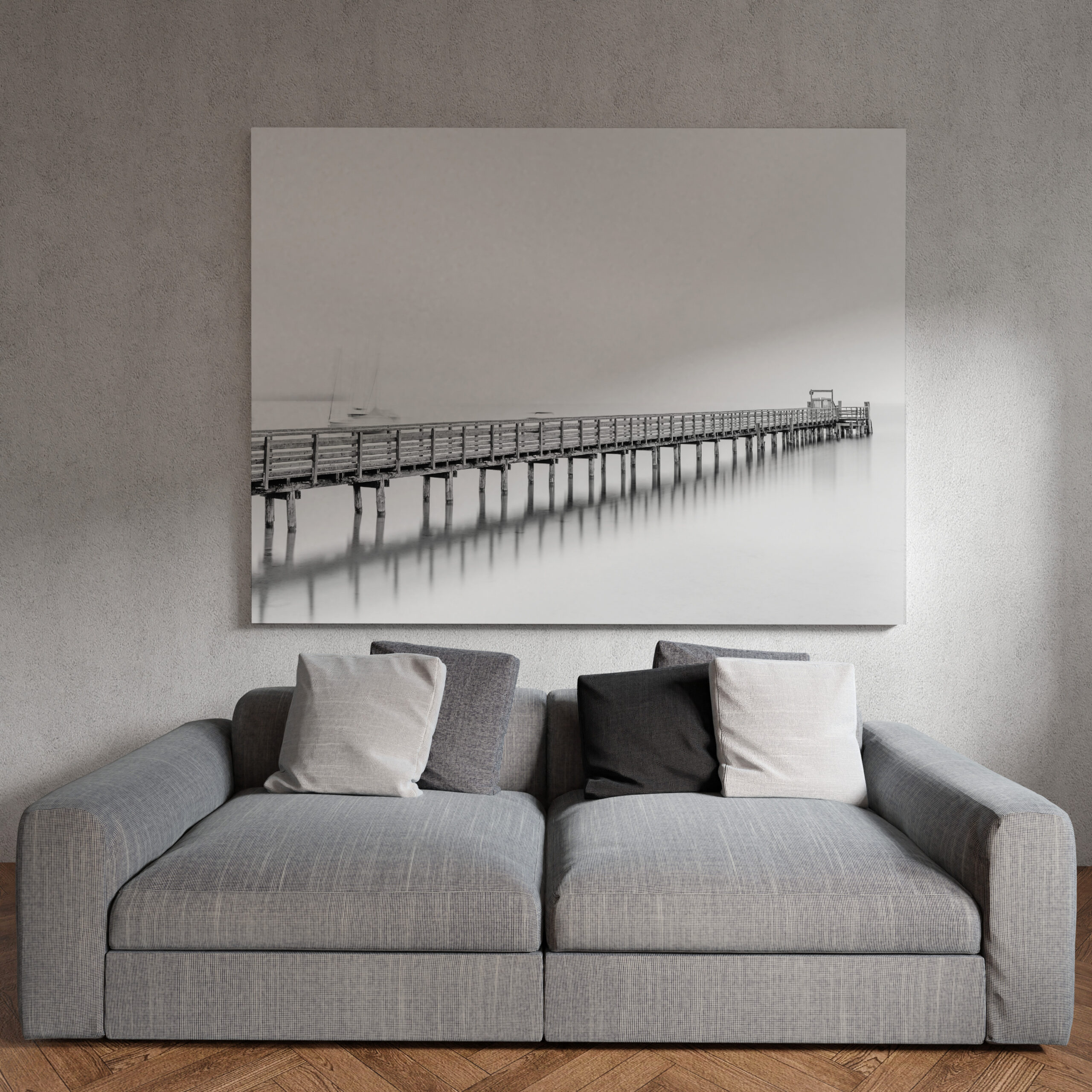 raxxa Canva: Dampfersteg Schondorf Ammersee Fineart Edition - immagine 2