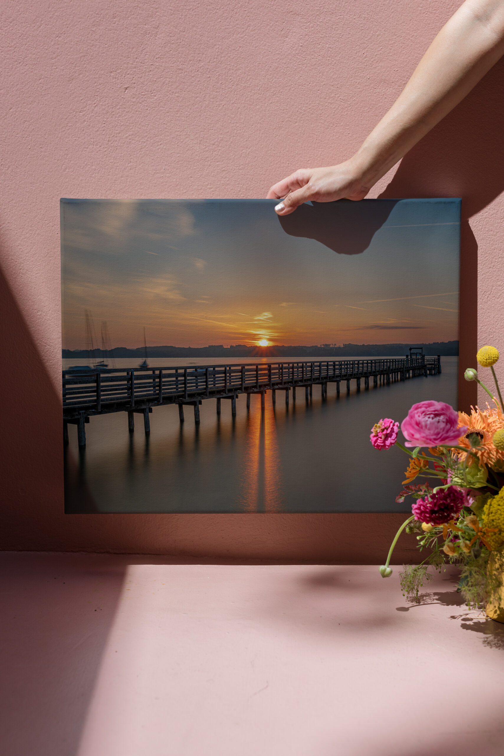 raxxa Canva: Sonnenaufgang am Ammersee