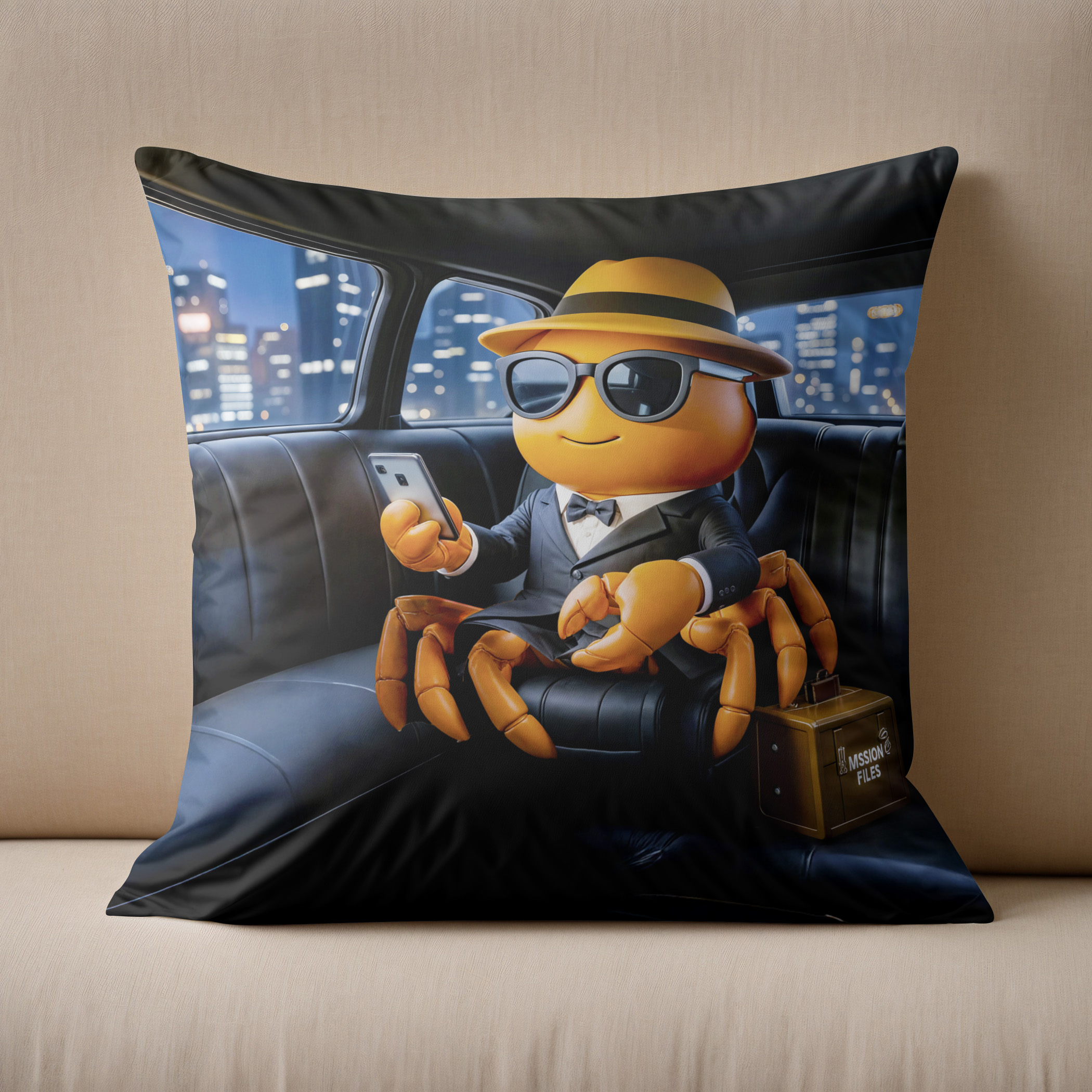 Kissen: Spy Crab Riding In Stretch Limo Mission