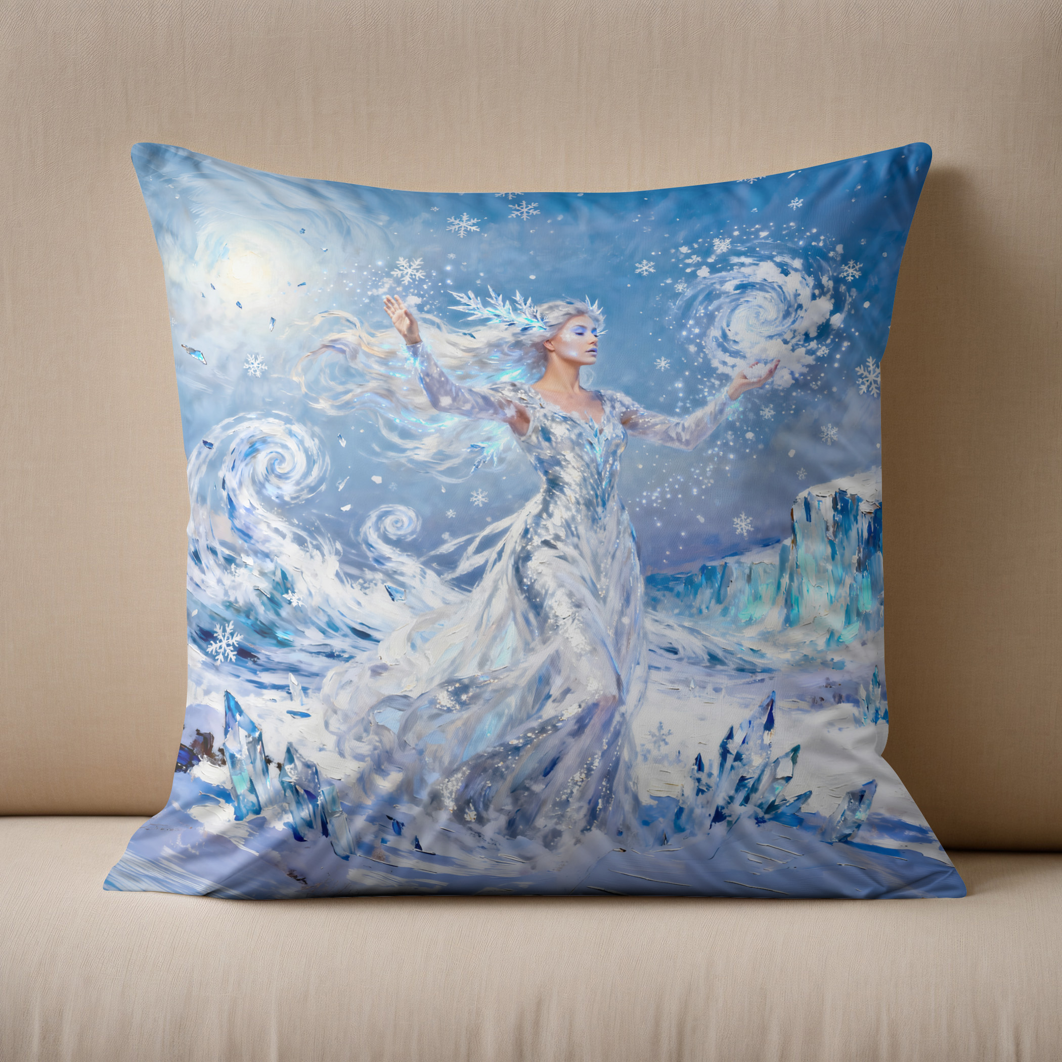 Kissen: Chione Goddess of Snow and Ice - immagine 2