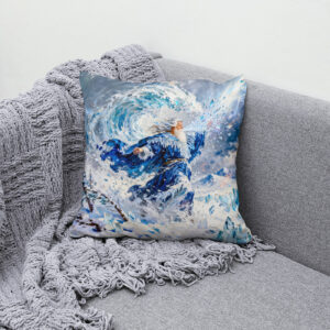 Kissen: Boreas God of the North Wind from Greek Mythology
