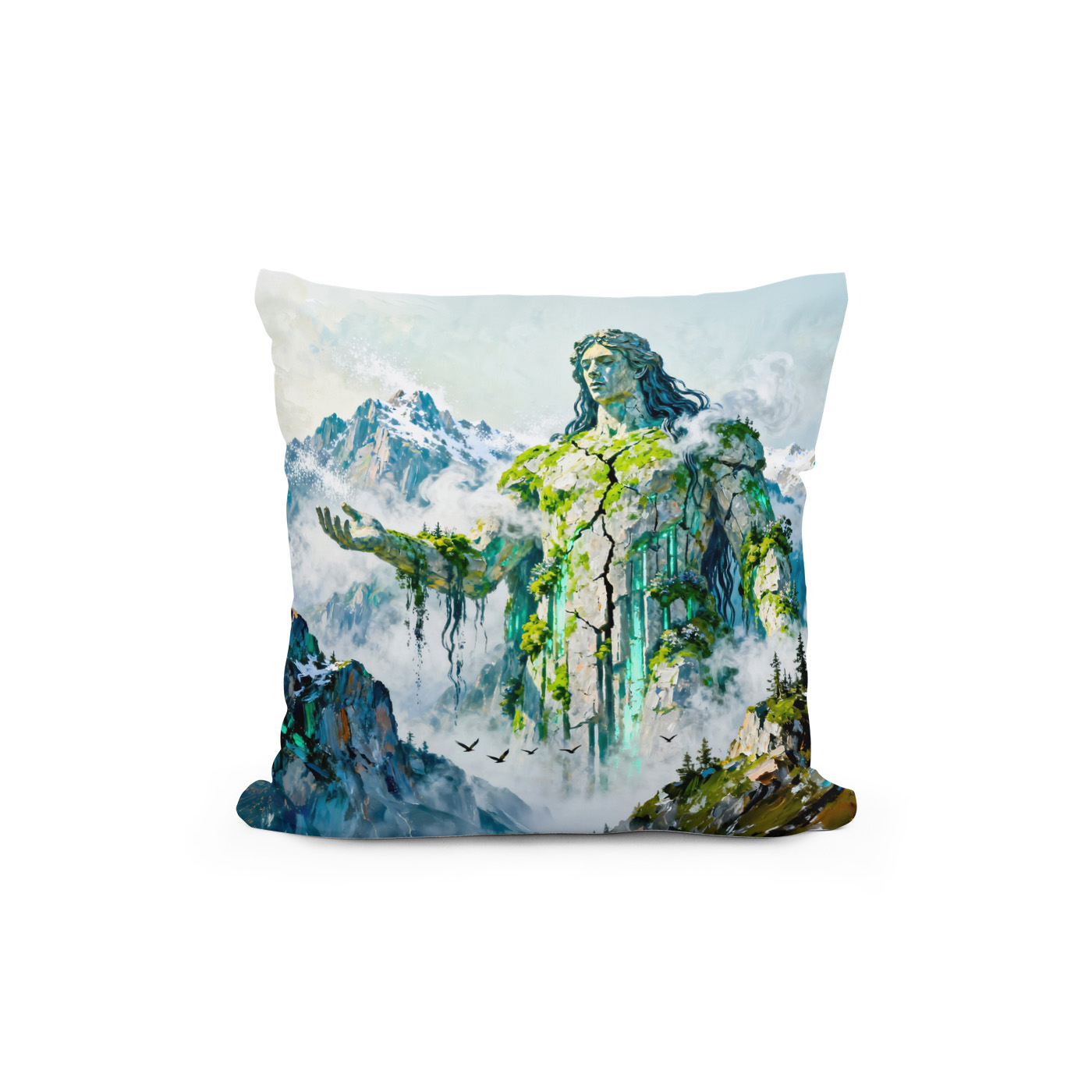 Kissen: Ourea Primordial Spirits of the Mountains from Greek Mythology – Bild 2
