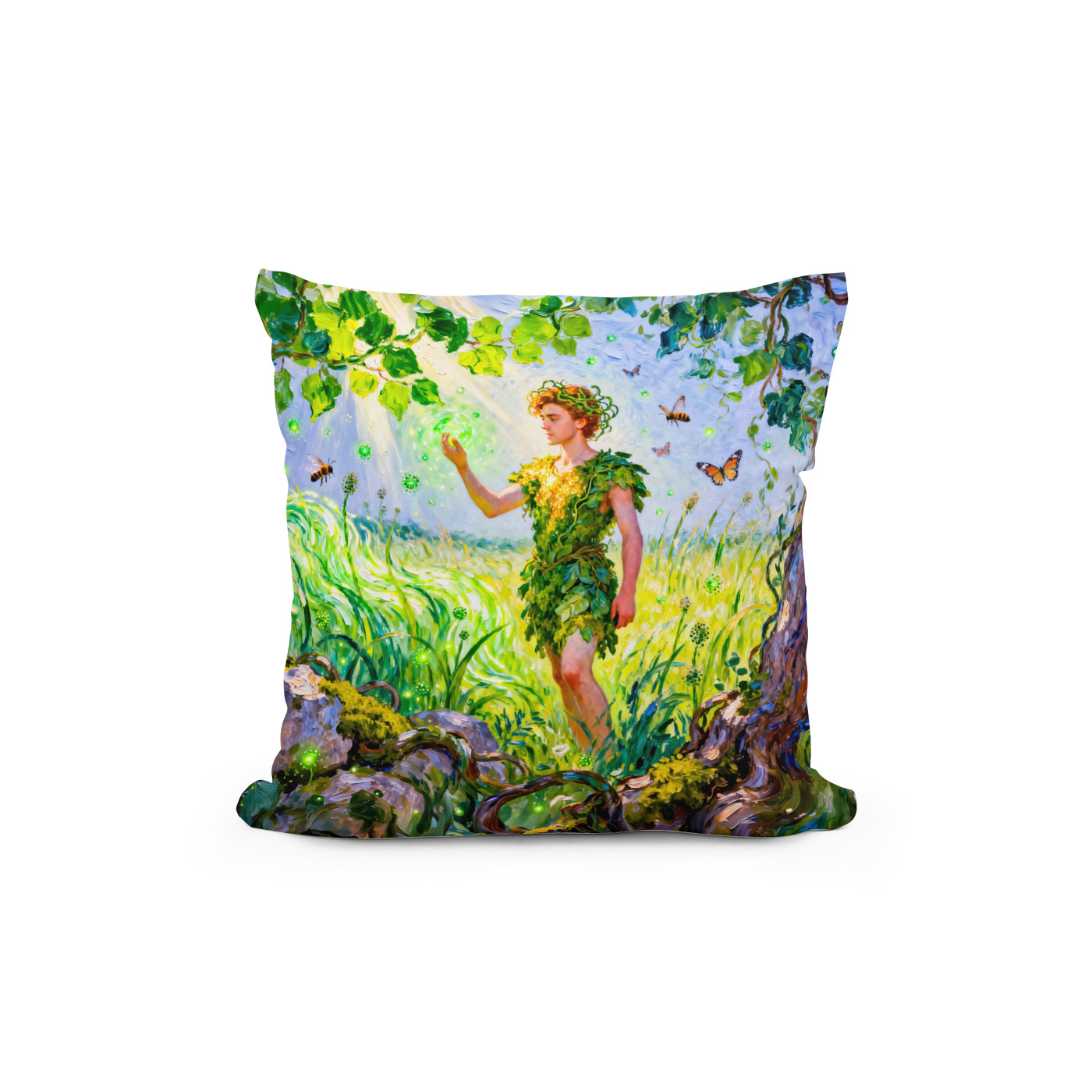Kissen: Aristaeus God of Agriculture and Nature from Greek Mythology – Image 2