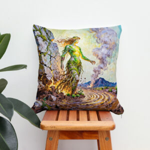 Kissen: Gaia Goddess of Earth from Greek Mythology