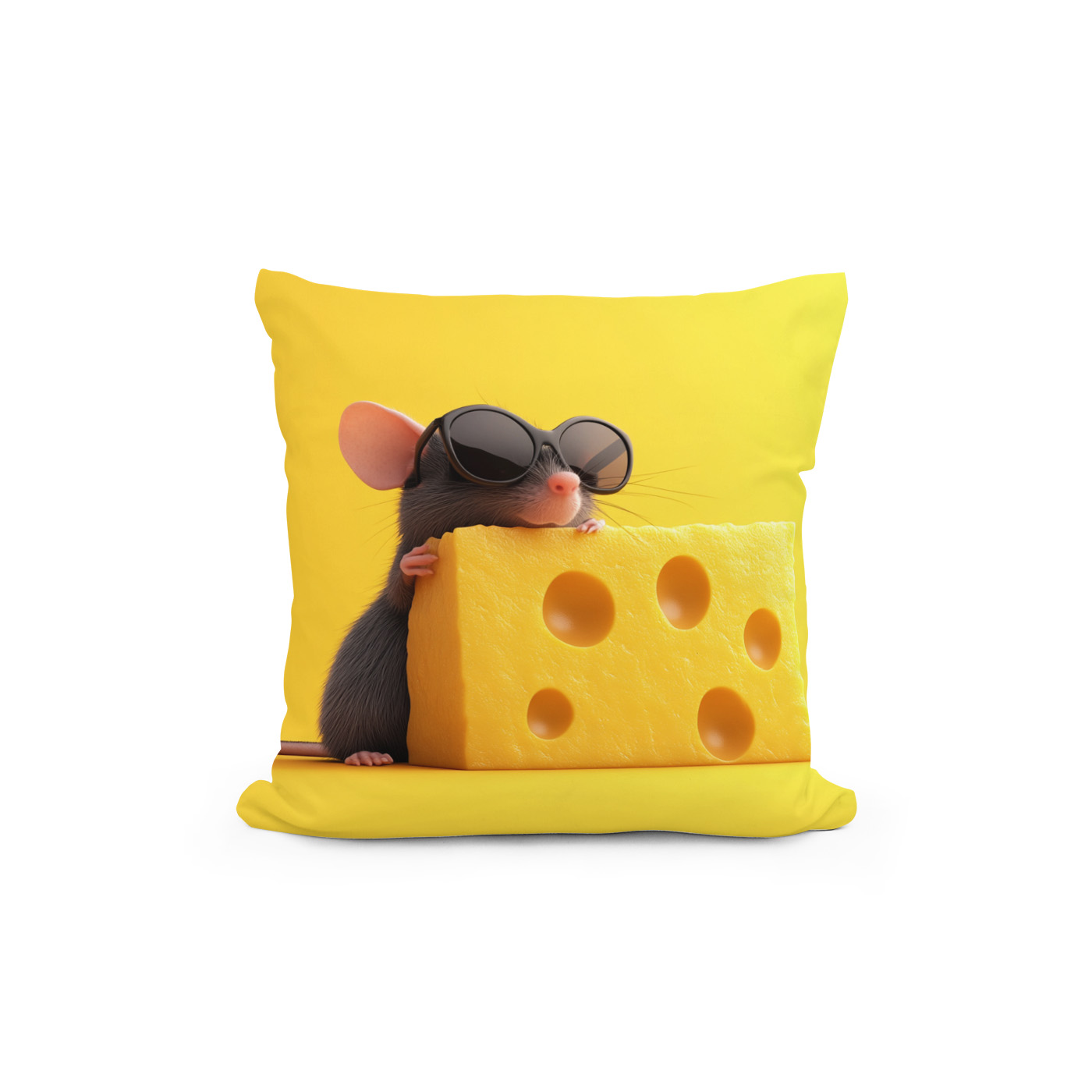 Kissen: Käse ganz cool - Maus mit Sonnenbrille - immagine 2