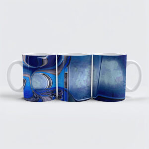 raxxa Premium-Tasse: Metallic blue
