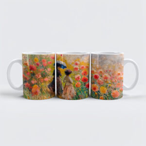 raxxa Premium-Tasse: Impressionist Garden Art Mug Dahlia Garden Path