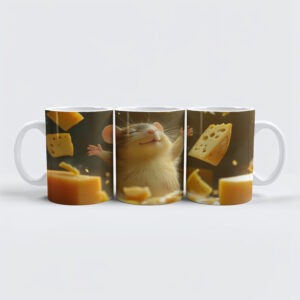 raxxa Premium-Tasse: Magischer Käse - Maus mit übersinnlichen Kräften