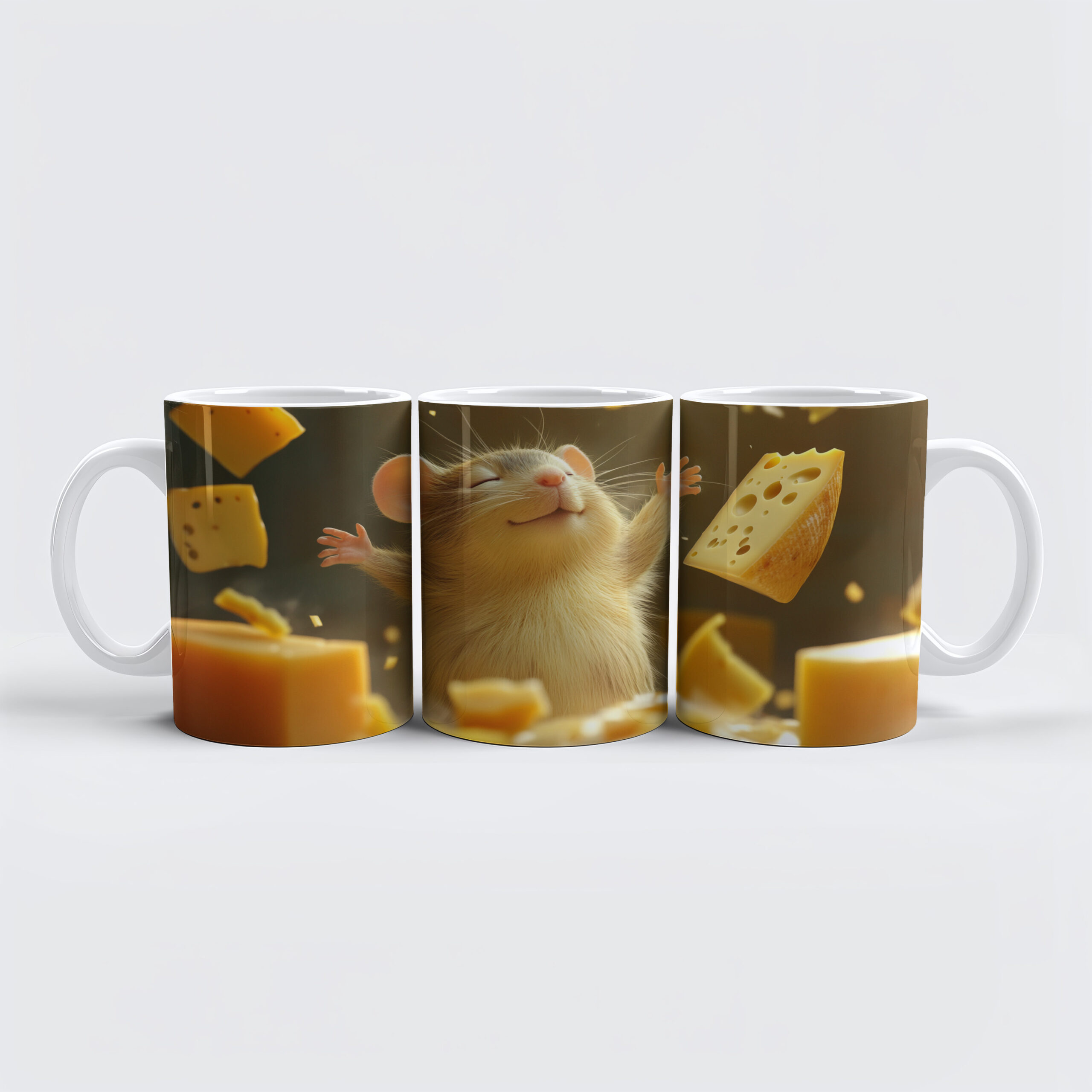 raxxa Premium-Tasse: Magischer Käse - Maus mit übersinnlichen Kräften