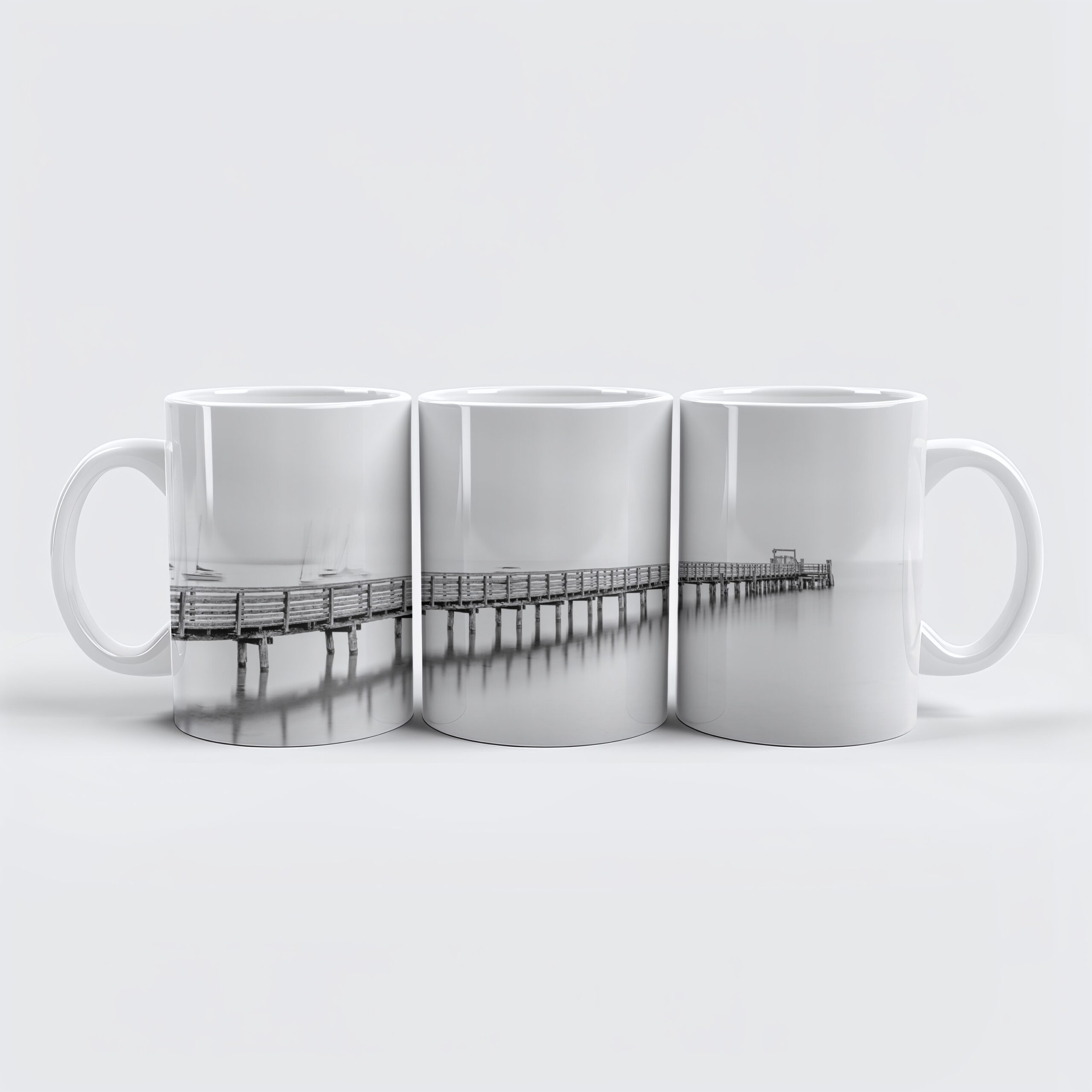 raxxa Premium-Tasse: Dampfersteg Schondorf Ammersee Fineart Edition
