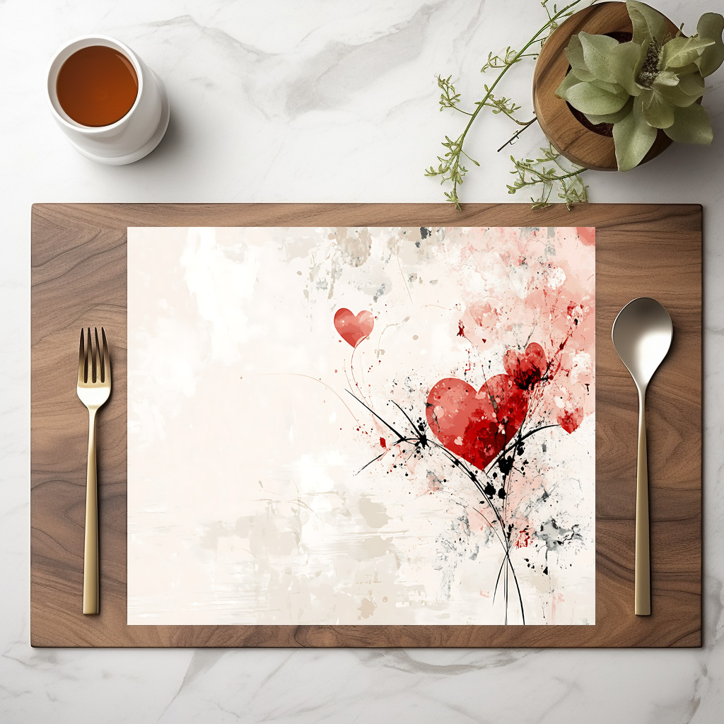 raxxa Premium-Tischset: Herzliebe – Bild 2