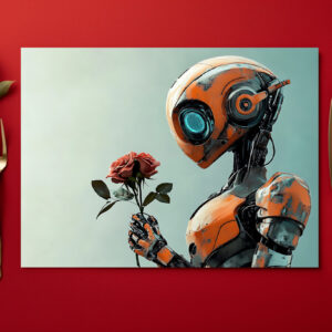 raxxa Premium-Tischset: Roboter Rose