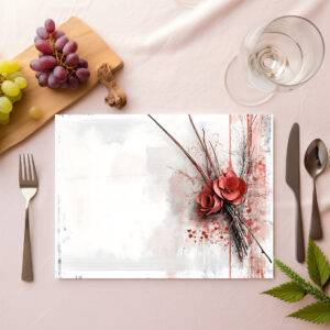 raxxa Premium-Tischset: Moderne Rosen