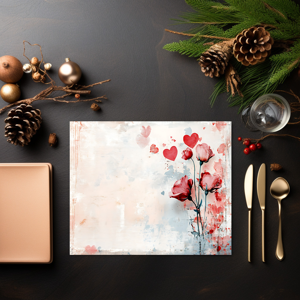 raxxa Premium-Tischset: Rosa Rosen – Image 3