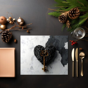 raxxa Premium-Tischset: Valentins Schlüssel
