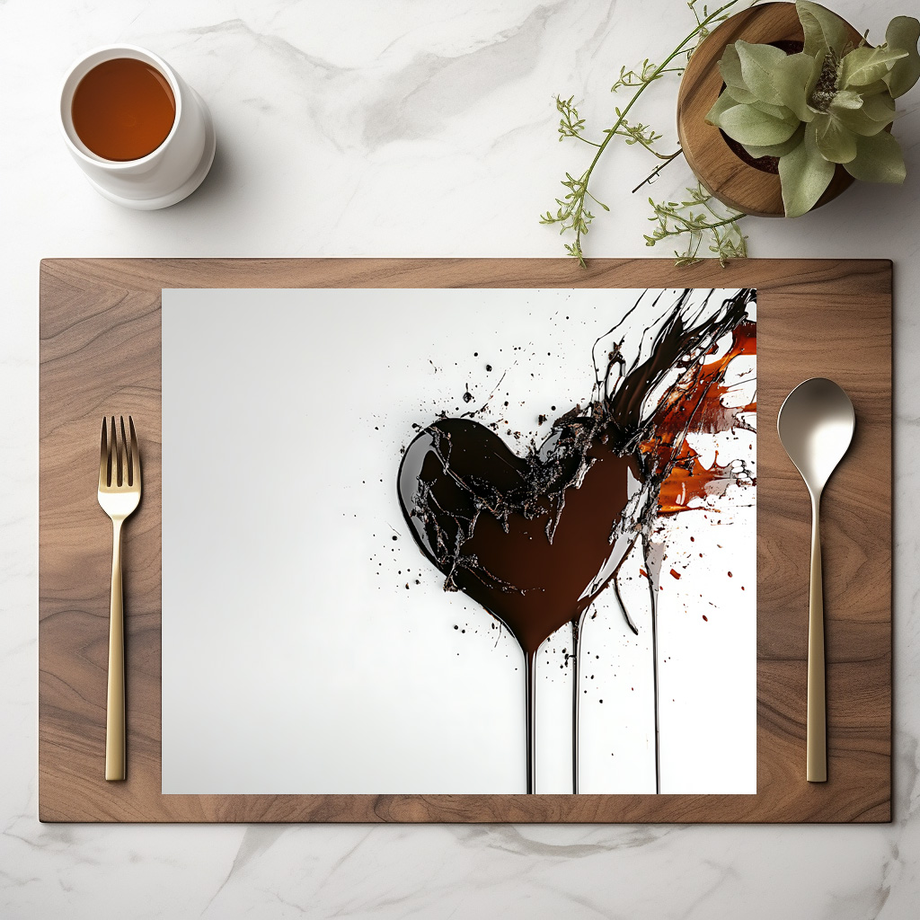 raxxa Premium-Tischset: Schokoladen Herz - immagine 2