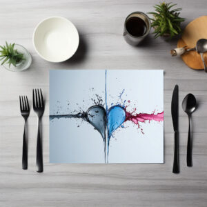 raxxa Premium-Tischset: Wasser Herz