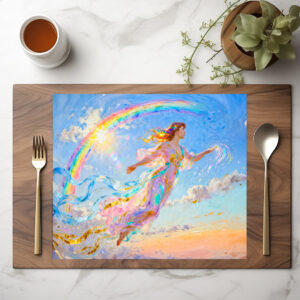raxxa Premium-Tischset: Iris Goddess of the Rainbow from Greek Mythology