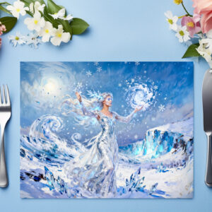 raxxa Premium-Tischset: Chione Goddess of Snow and Ice