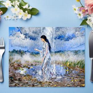 raxxa Premium-Tischset: Nephele Goddess of Clouds and Rain from Greek Mythology