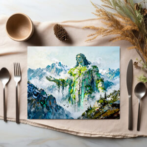 raxxa Premium-Tischset: Ourea Primordial Spirits of the Mountains from Greek Mythology