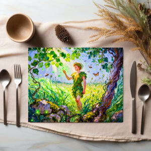 raxxa Premium-Tischset: Aristaeus God of Agriculture and Nature from Greek Mythology