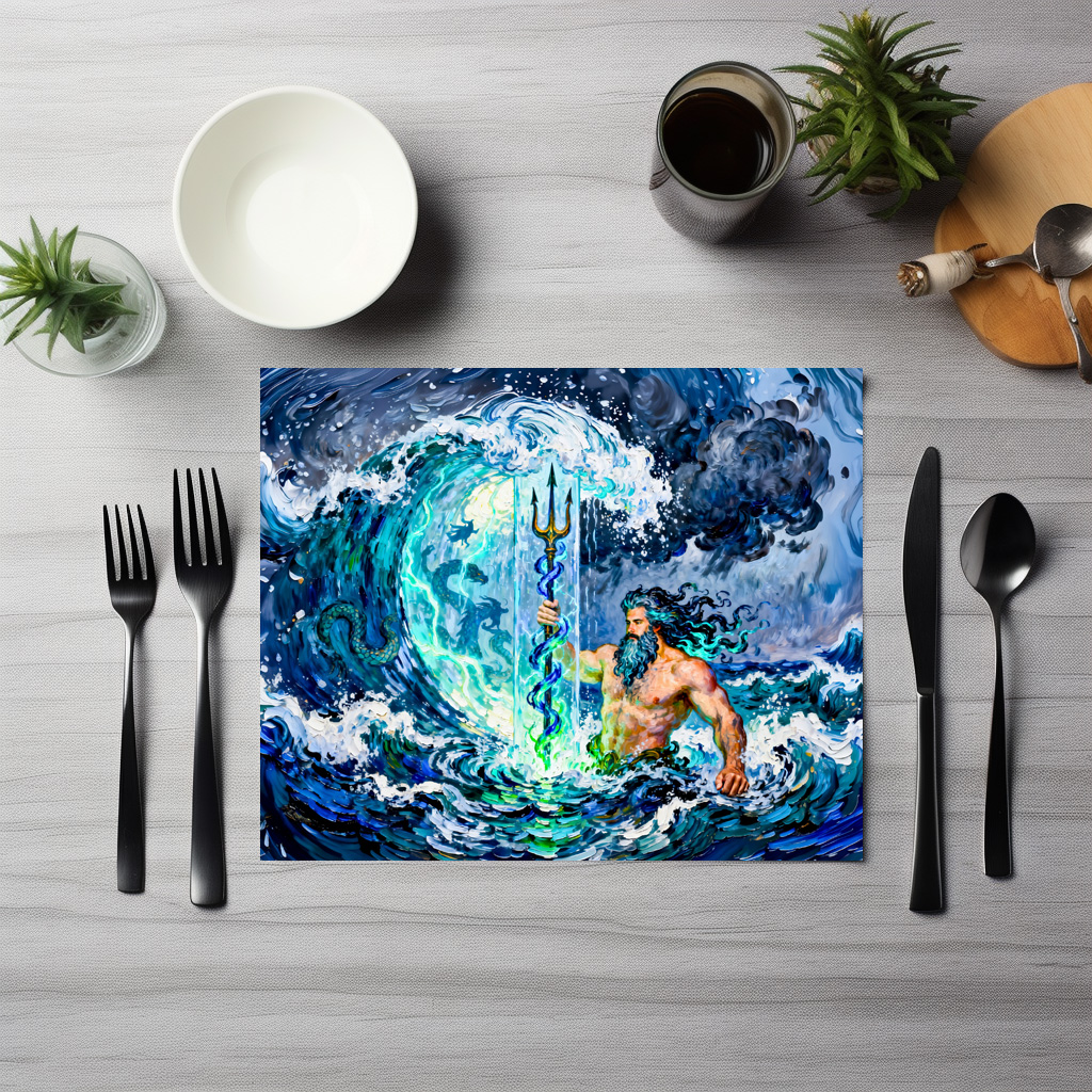 raxxa Premium-Tischset: Poseidon God of the Sea - immagine 3