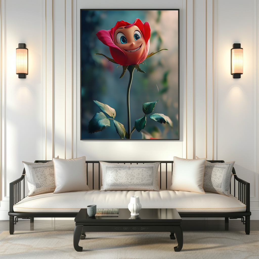 Poster: Rose in Rosa – Bild 2