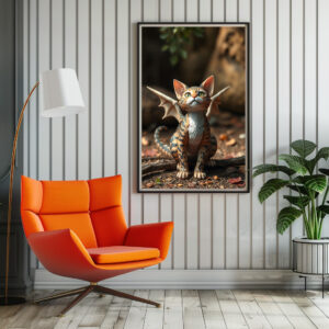 Poster: Aido Hwedo Dragon Cat