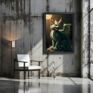 Poster: Knucker the Dragon Cat