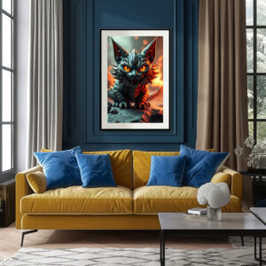 Poster: Tiamat the Dragon Cat