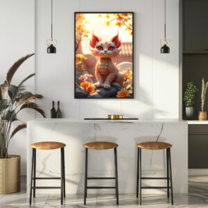 Poster: Ladon the Dragon Cat