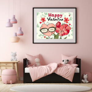 Poster: Herzlicher Valentinstag