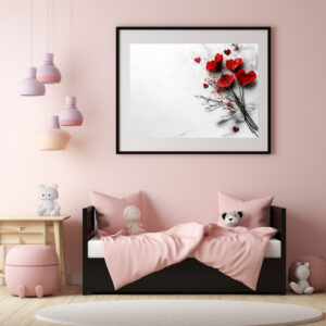 Poster: Romantische Herzen